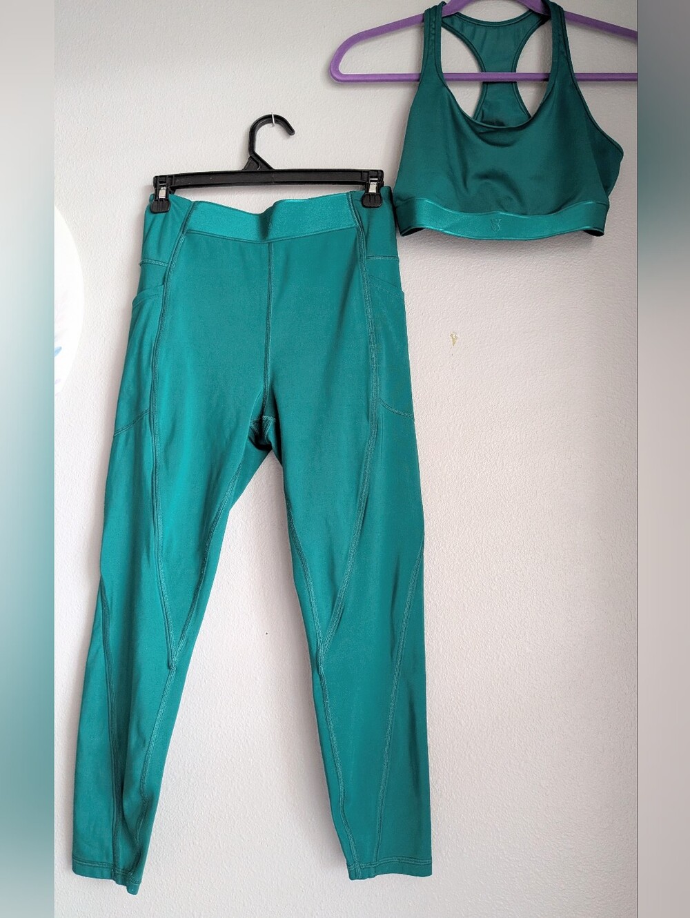 Victoria's Secret | Forest Green | Activewear Set | Sports Bra & Leggings | L